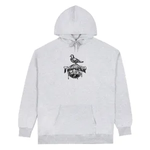THRASHER X ANTI HERO COVER THE EARTH HOOD - ASH GREY