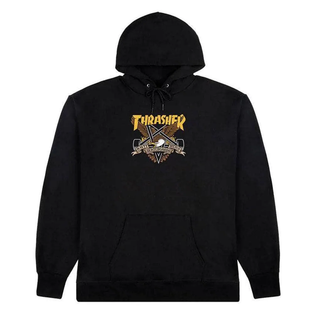 Thrasher x Anti Hero Eaglegram Hoody Black