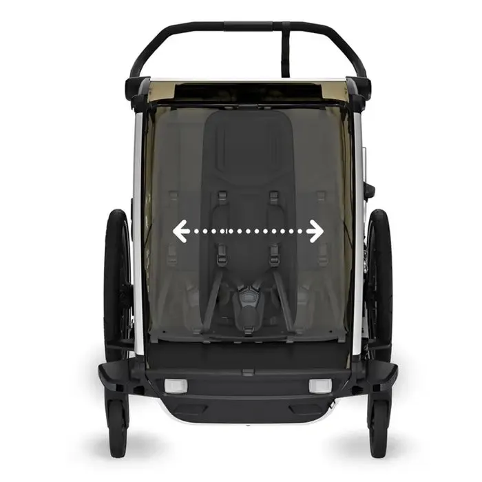 Thule Chariot Cross 2 Double Multisport Bike Trailer