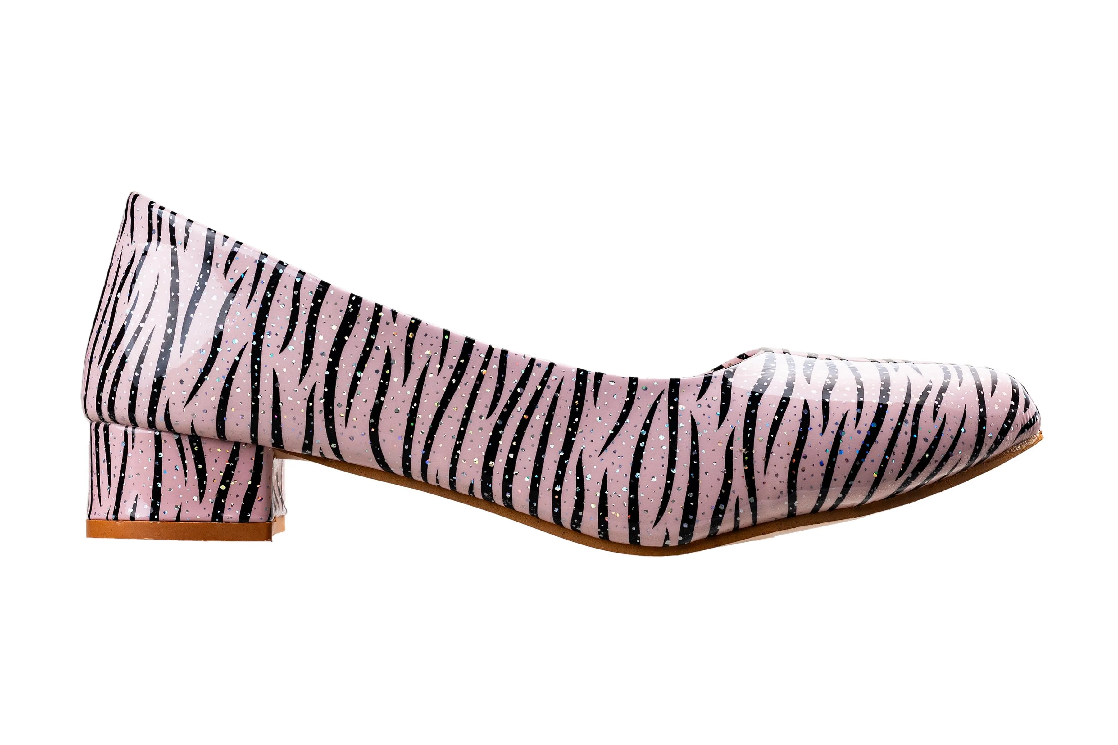 Titas Girls Peach / Black Shoe