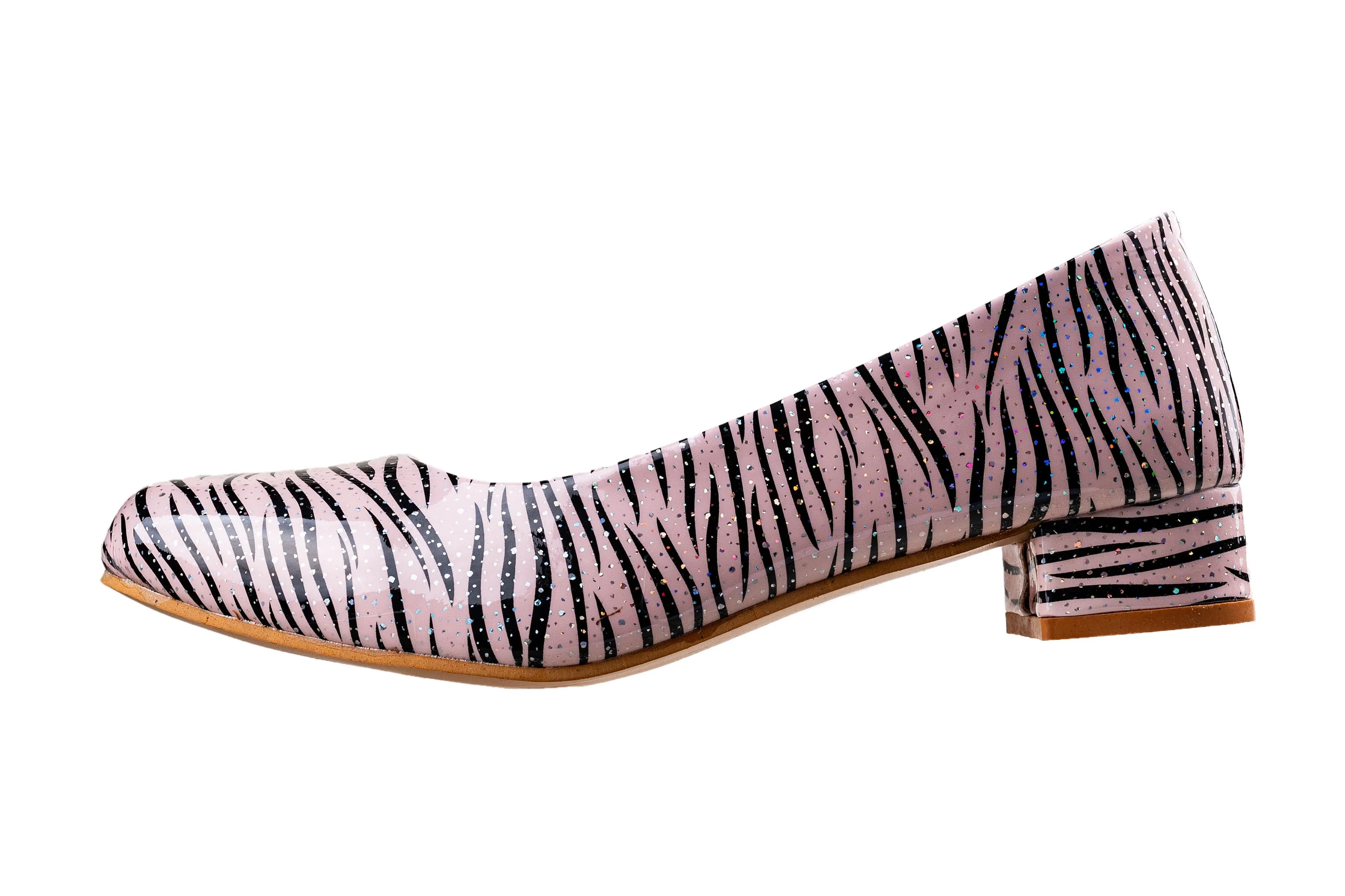 Titas Girls Peach / Black Shoe