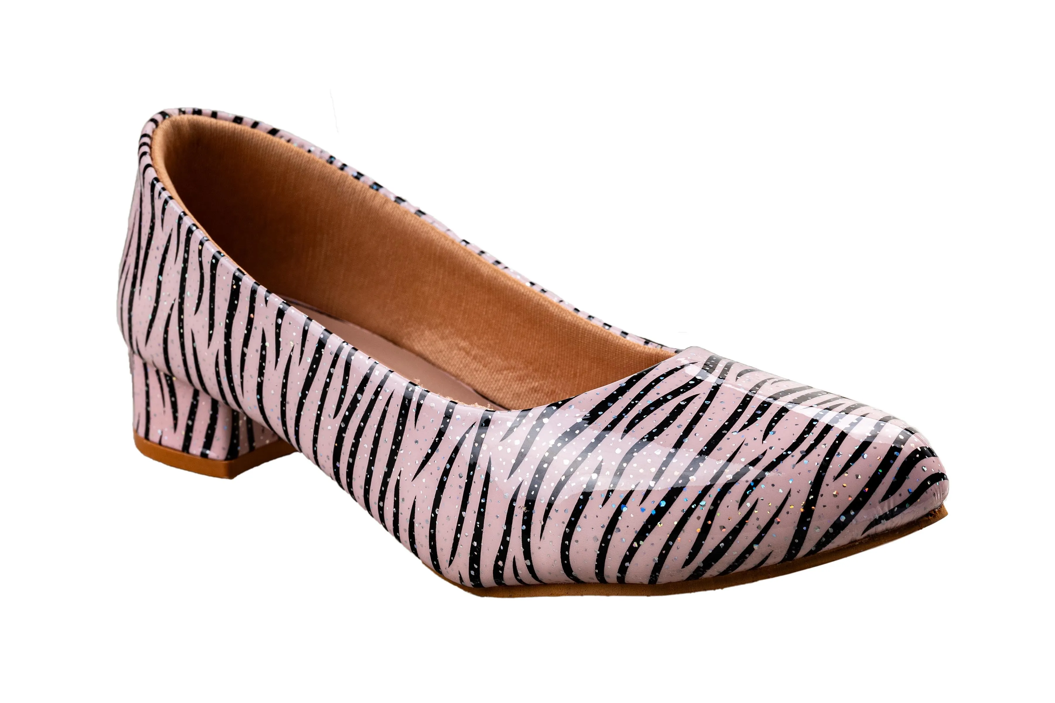 Titas Girls Peach / Black Shoe
