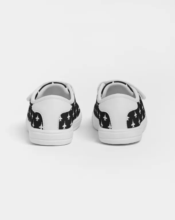 Toddler/ Kids ANY Aircraft 'Velcro Strap' Canvas Shoes (5 Colors)