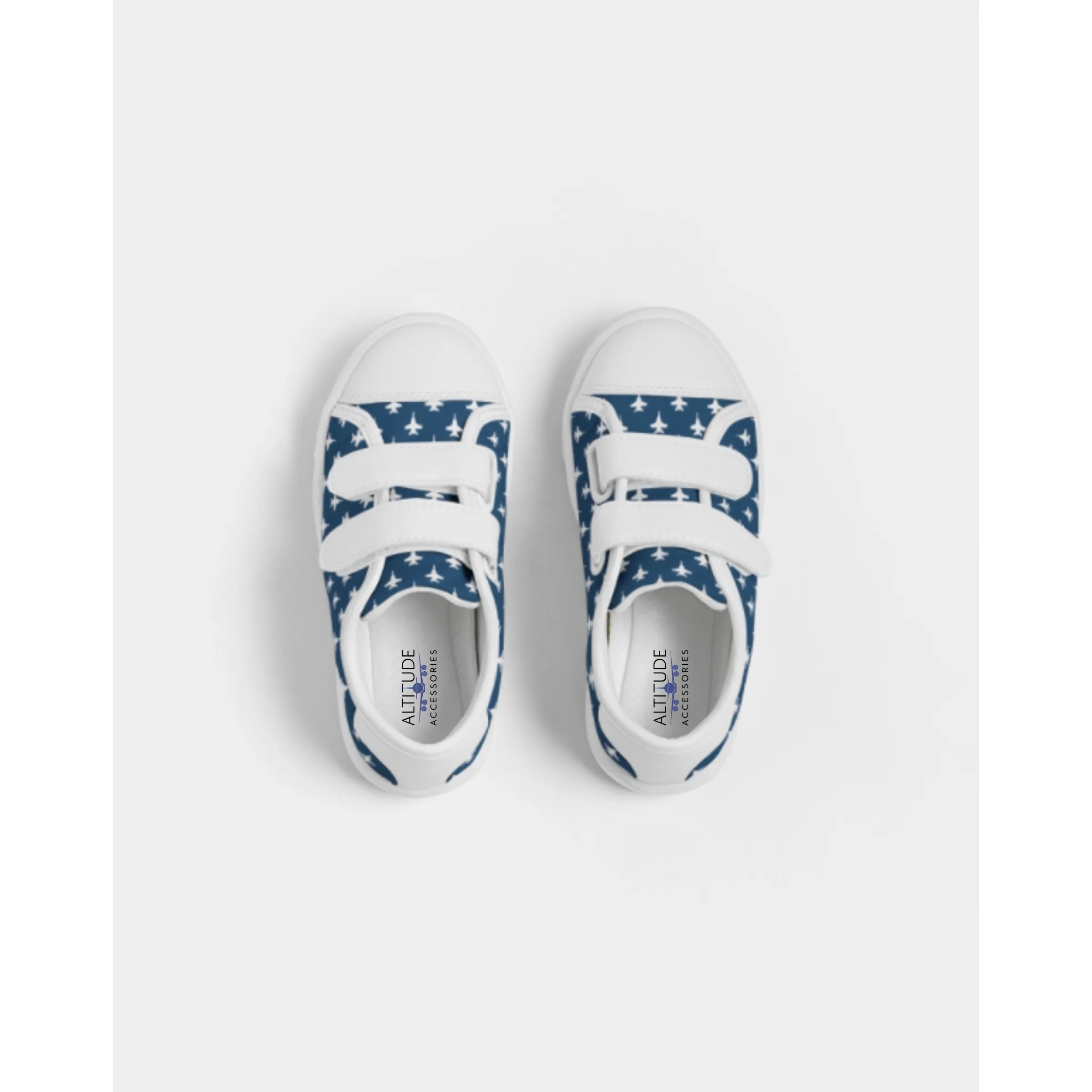 Toddler/ Kids ANY Aircraft 'Velcro Strap' Canvas Shoes (5 Colors)