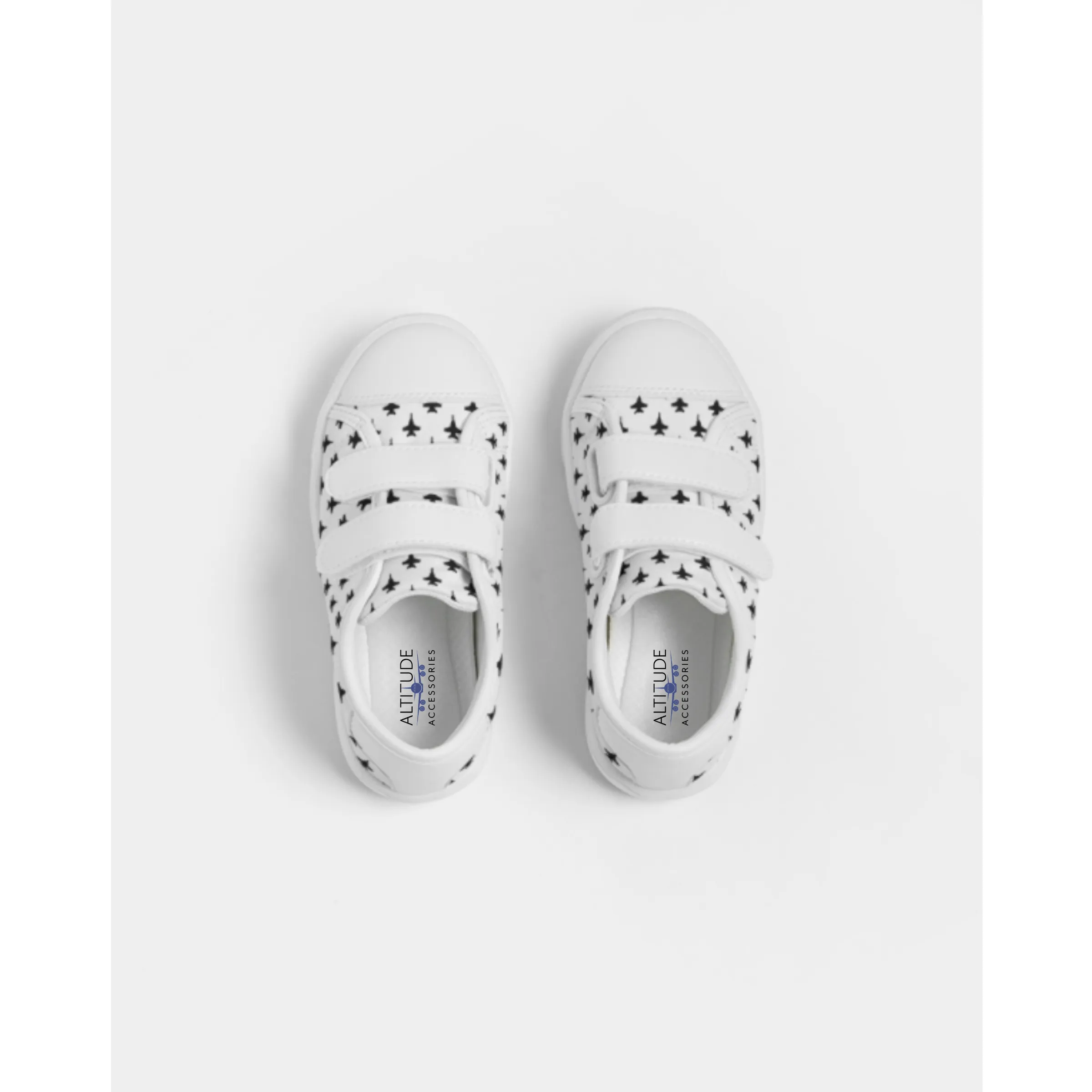 Toddler/ Kids ANY Aircraft 'Velcro Strap' Canvas Shoes (5 Colors)