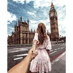 Together in the City – Canvastly DIY Paint By Numbers