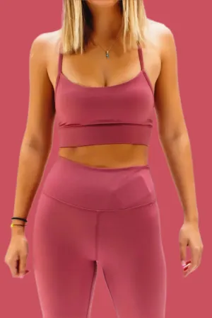 Total War Tactical Bra - Merlot