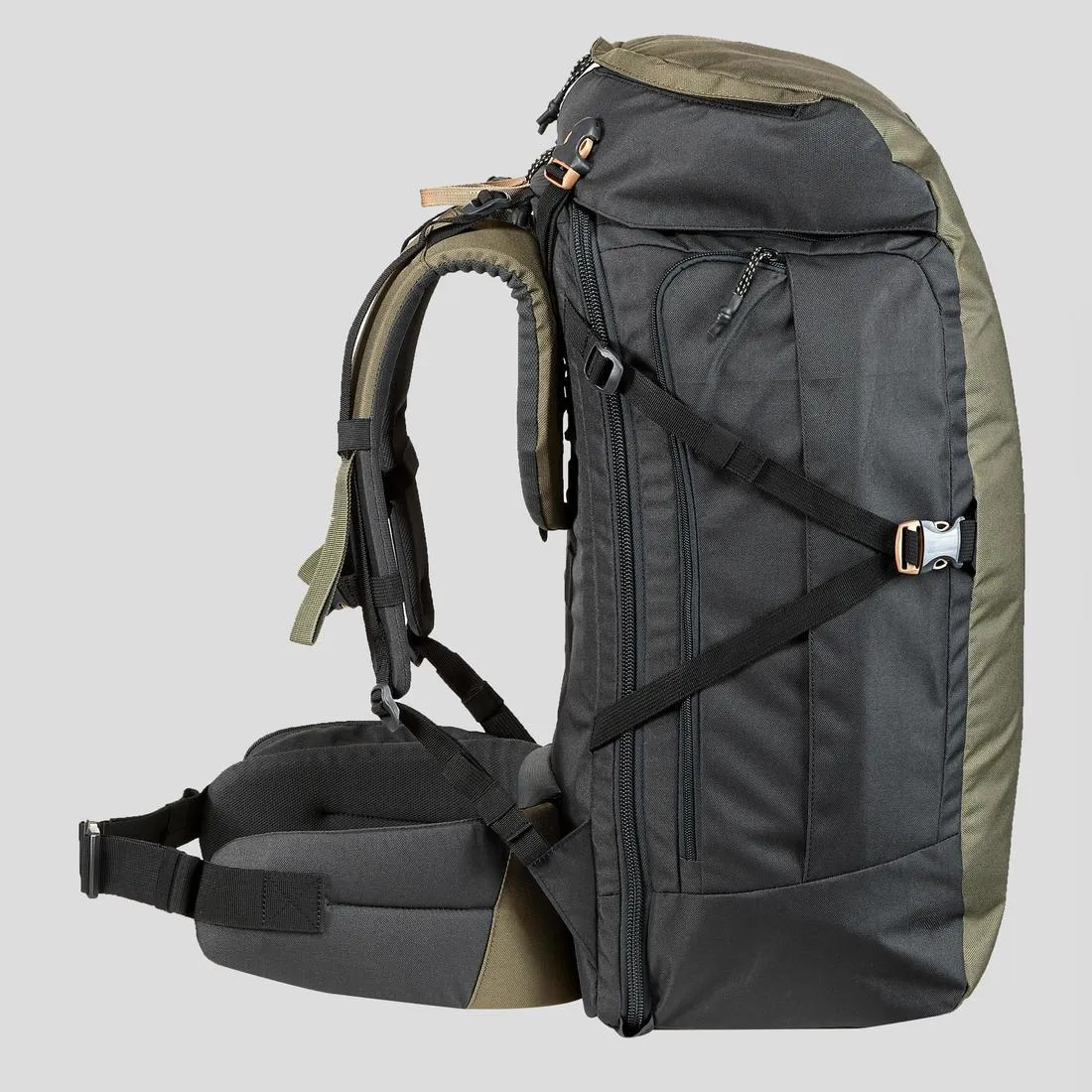 Trekking and travel backpack 60 L - TRAVEL 100