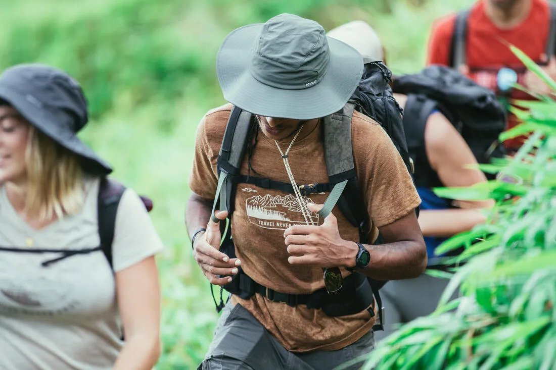 Trekking and travel backpack 60 L - TRAVEL 100