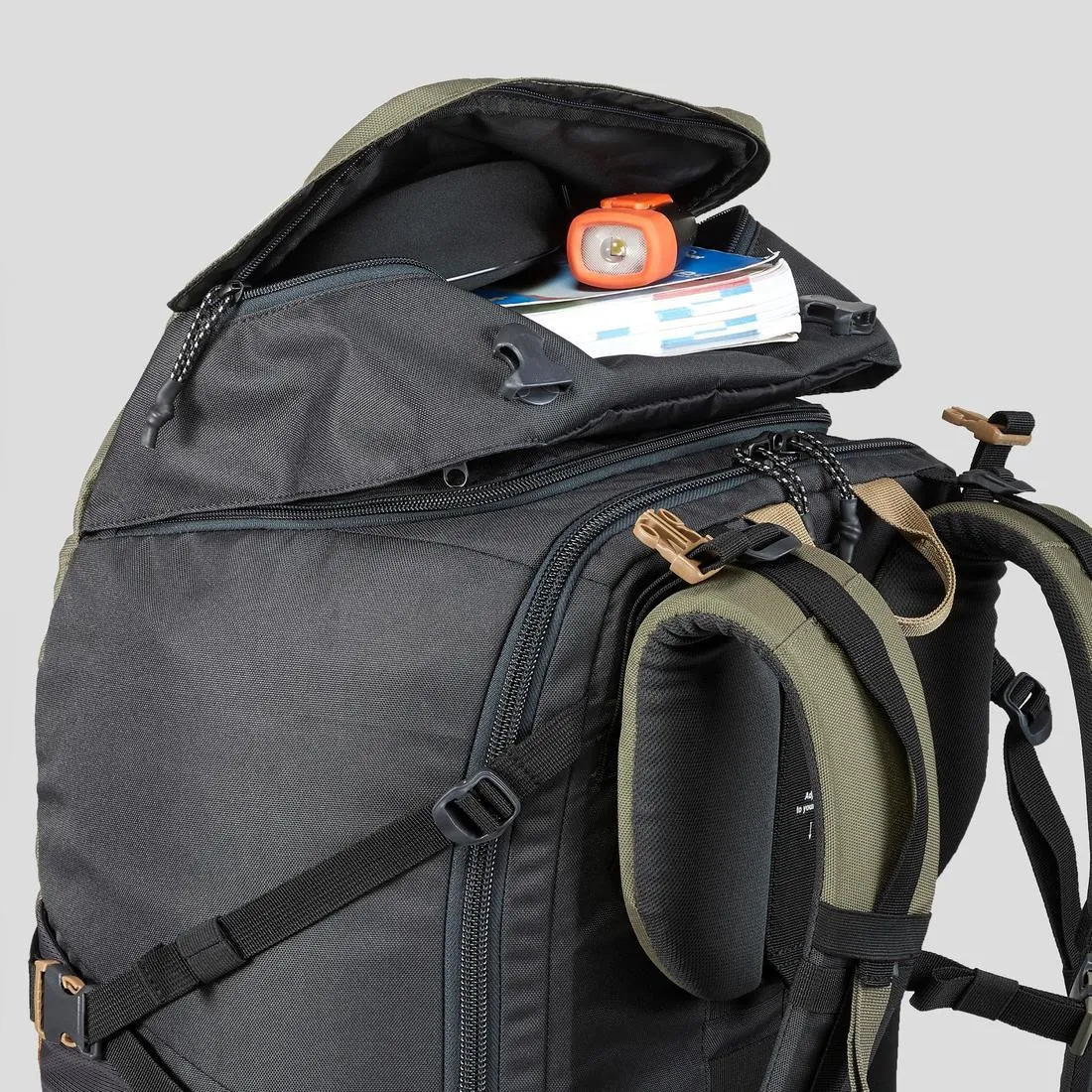 Trekking and travel backpack 60 L - TRAVEL 100