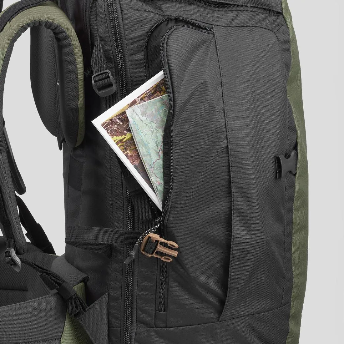Trekking and travel backpack 60 L - TRAVEL 100