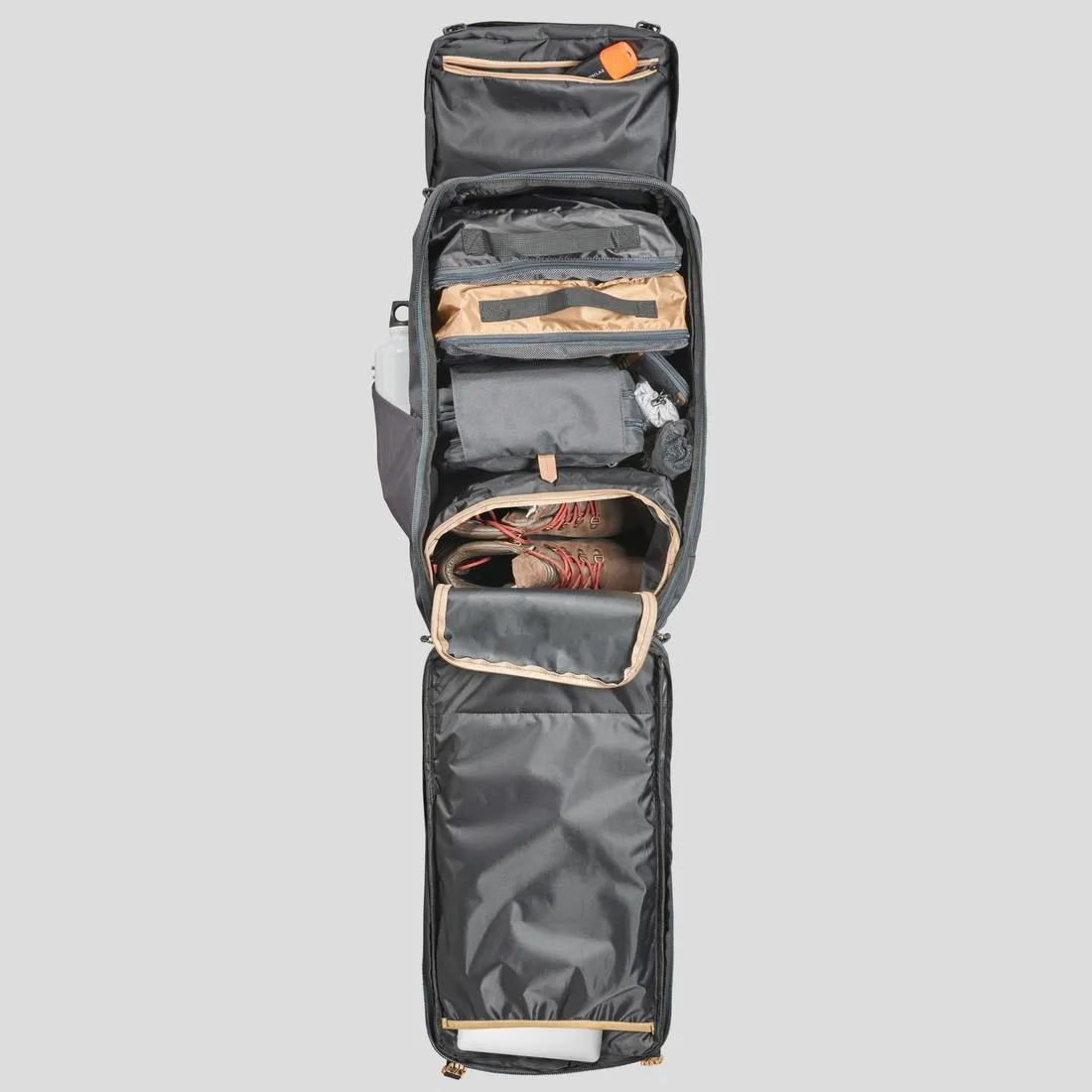 Trekking and travel backpack 60 L - TRAVEL 100