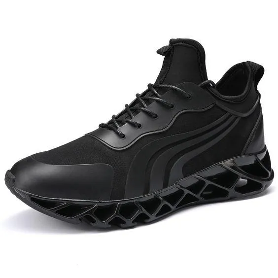 Trendy Design Black Blade Sneaker Shoes