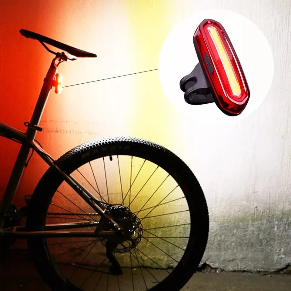 USB Rechargeable Cycling MTB Police LED Tail Light