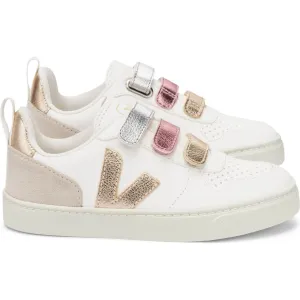 V-10 Chromefree Leather Multico White Shiny