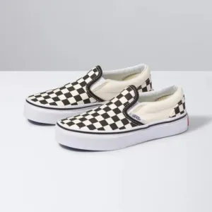 Van Checkerboard Slip On Youth Skate Shoes