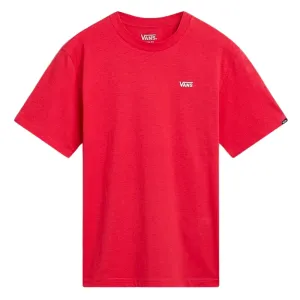 Vans Boys Left Chest Logo Kids T-Shirt - Red