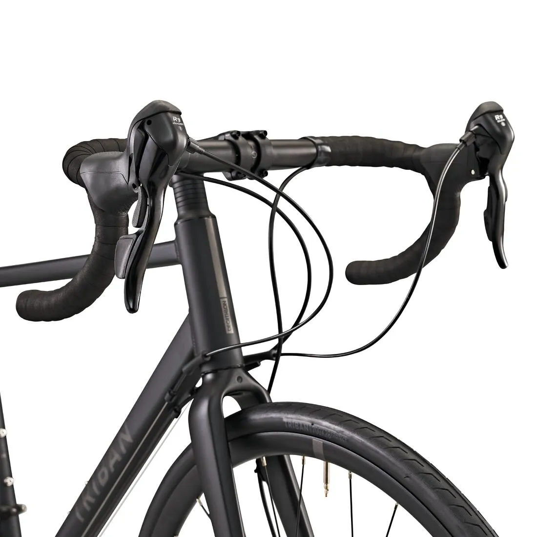 VELO ROUTE CYCLOTOURISTE RC500 MICROSHIFT 9V GRIS