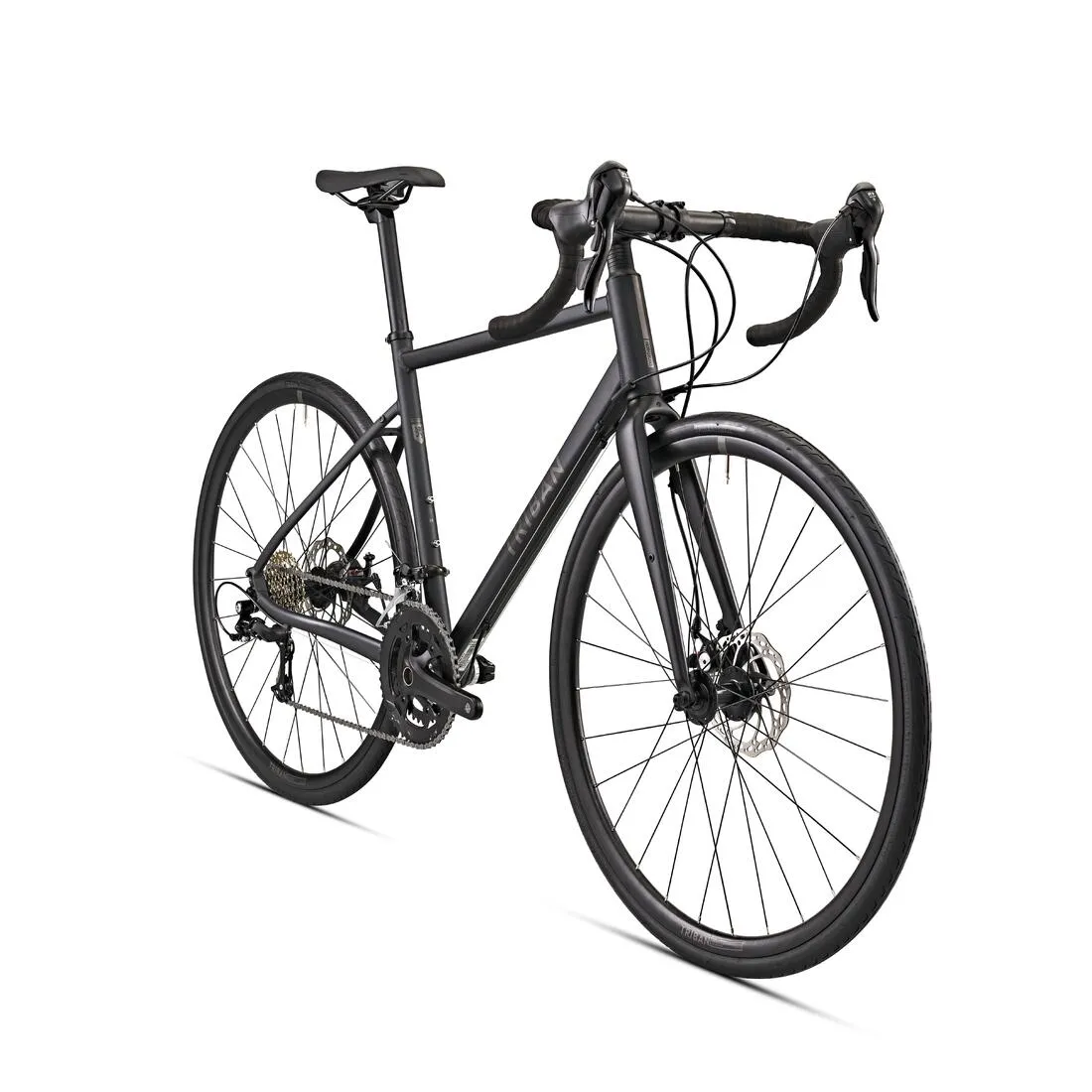VELO ROUTE CYCLOTOURISTE RC500 MICROSHIFT 9V GRIS