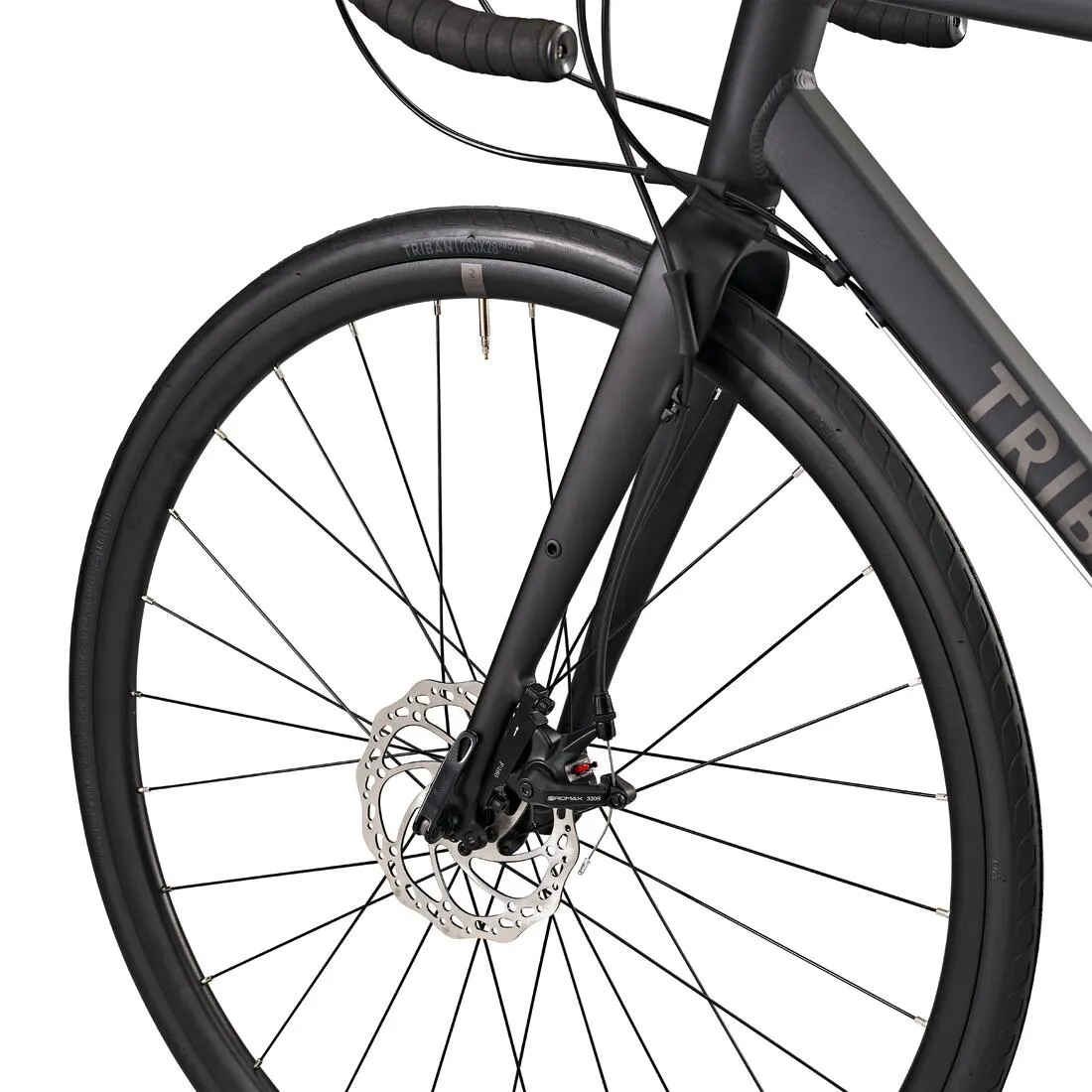 VELO ROUTE CYCLOTOURISTE RC500 MICROSHIFT 9V GRIS