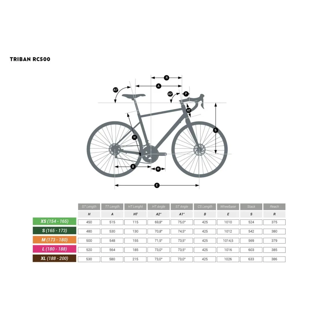 VELO ROUTE CYCLOTOURISTE RC500 MICROSHIFT 9V GRIS