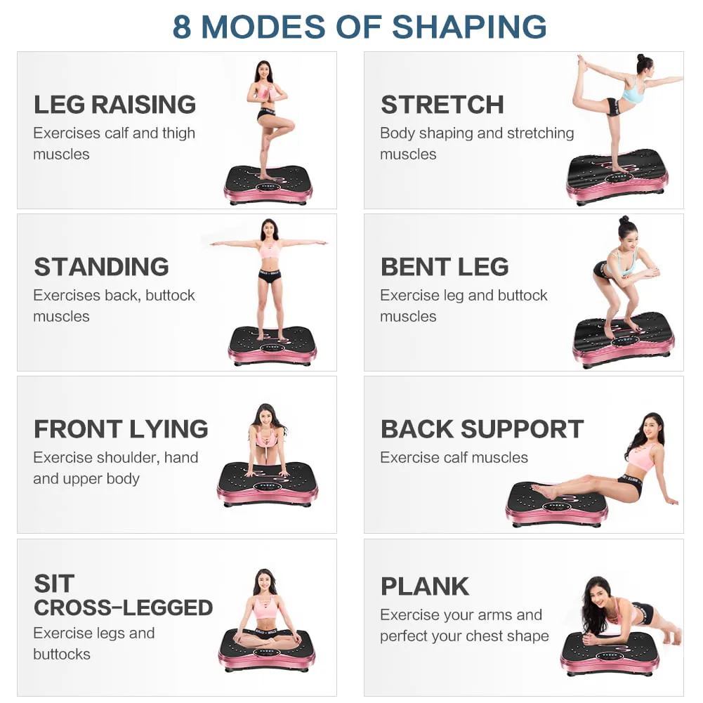 Vibration Plate Exercise Machine Whole Body Workout Vibration