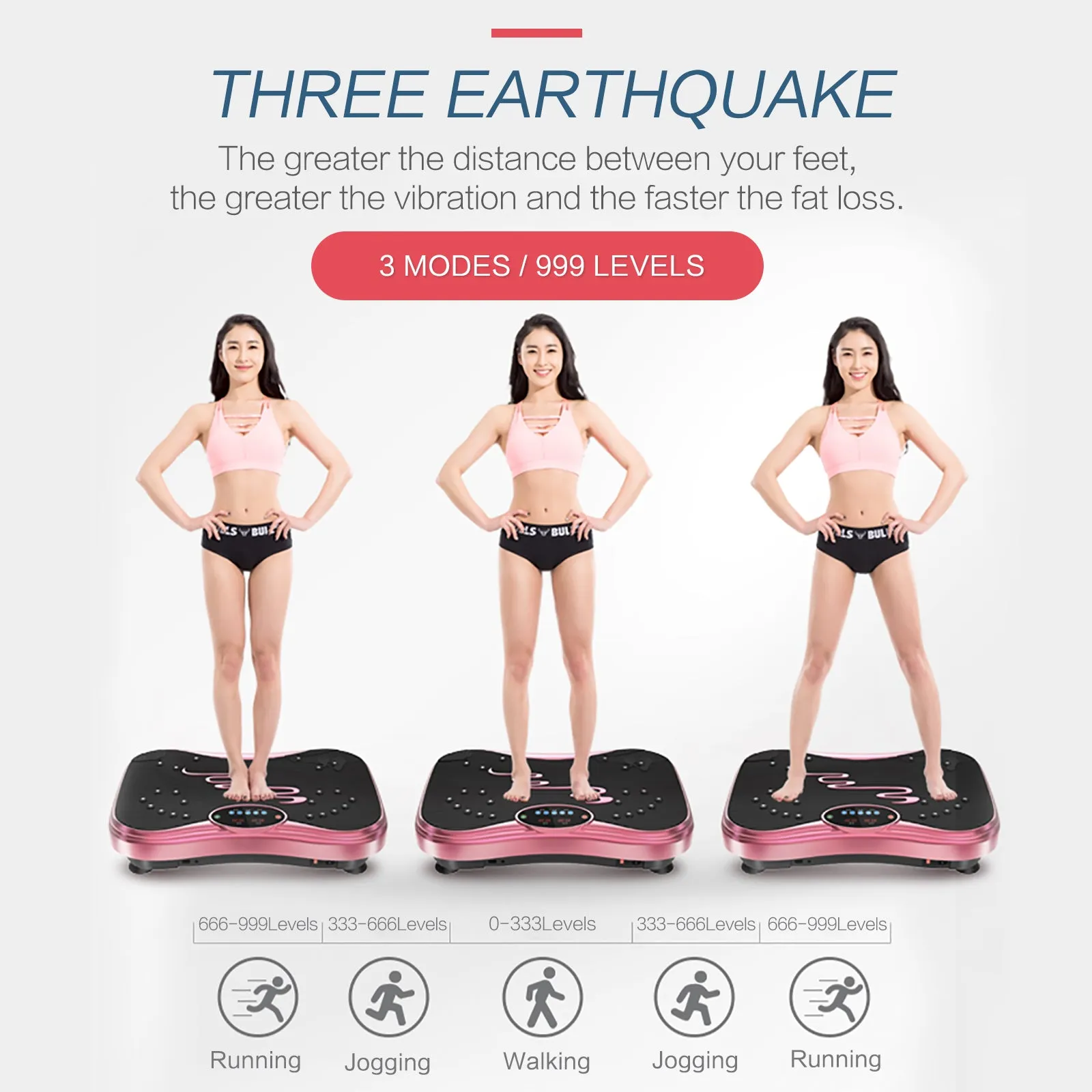 Vibration Plate Exercise Machine Whole Body Workout Vibration