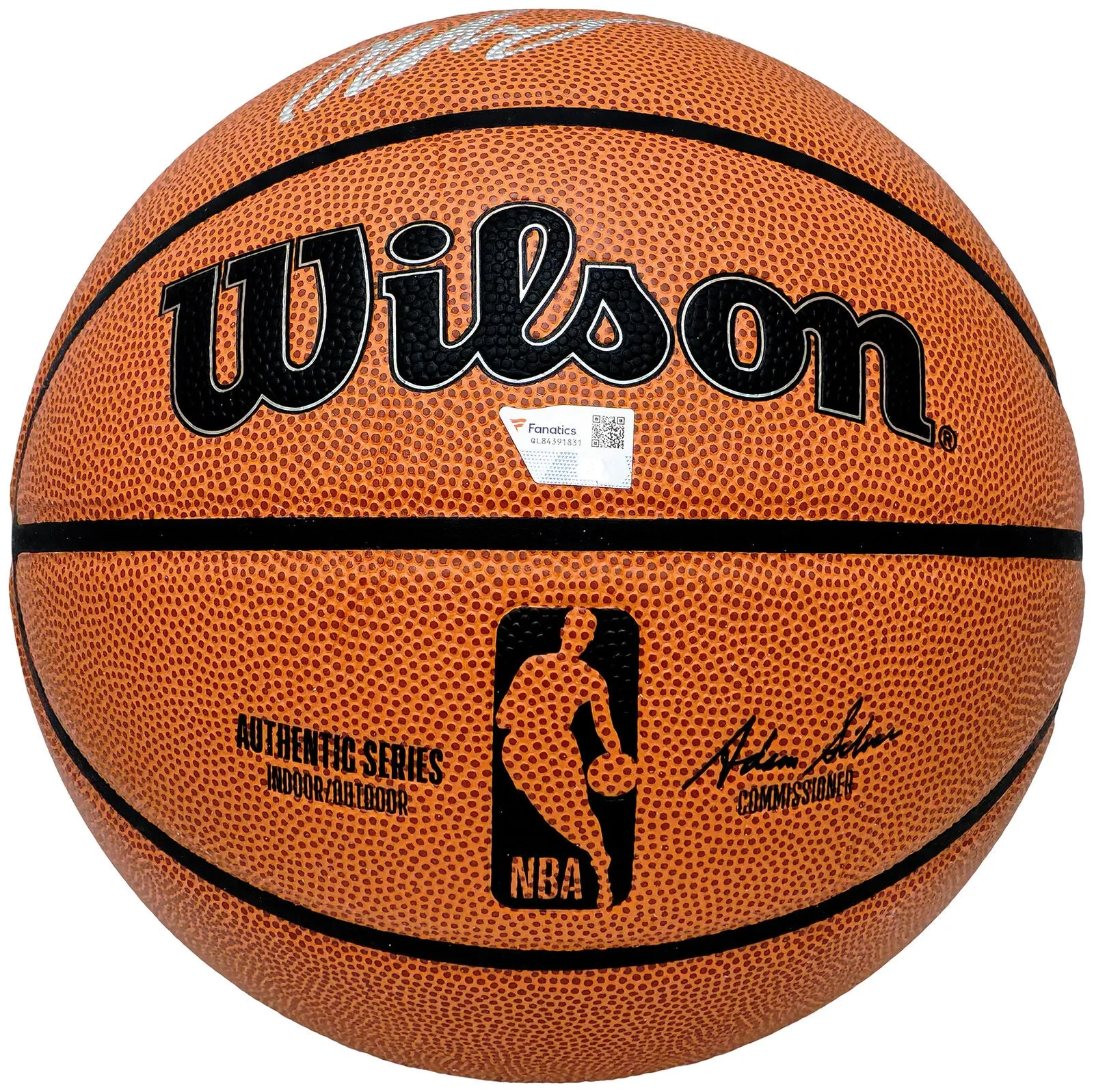 VICTOR WEMBANYAMA AUTOGRAPHED IO BASKETBALL SPURS 2023 1 PICK FANATICS 224374