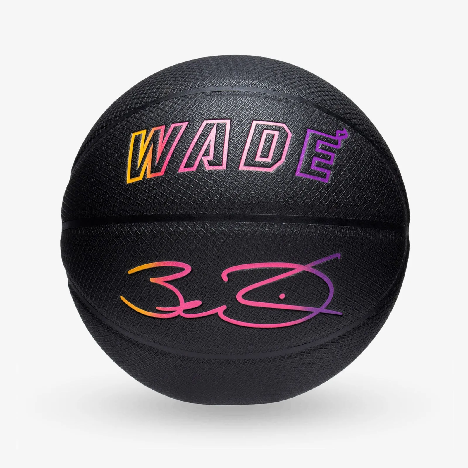 Wade Logo Basketball - Black -Size 7