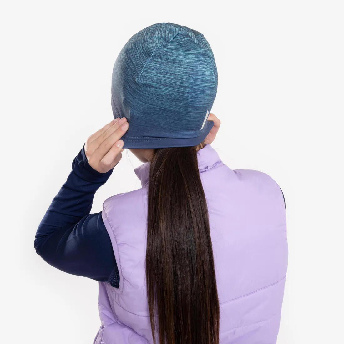 WATER-REPELLENT KIDS' RUNNING BEANIE - KIPRUN