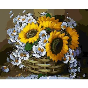Wildflowers - Canvastly DIY Paint By Numbers