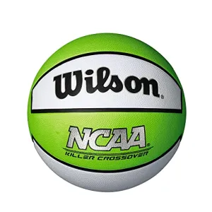Wilson Killer Crossover Basketball, Lime/White, Youth 27.5-Inch