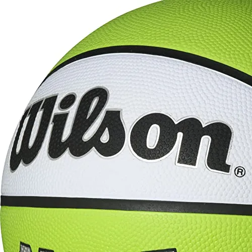 Wilson Killer Crossover Basketball, Lime/White, Youth 27.5-Inch