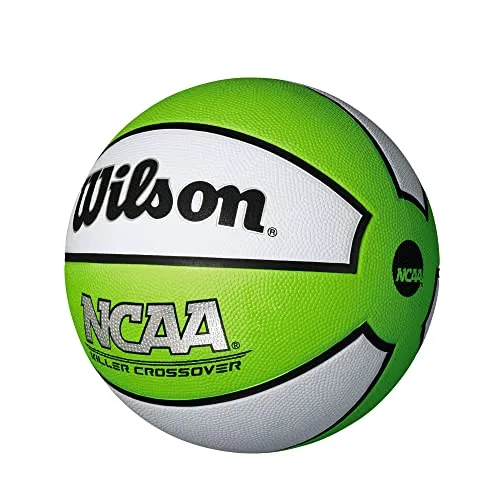 Wilson Killer Crossover Basketball, Lime/White, Youth 27.5-Inch