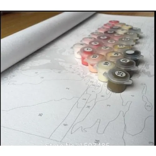 Winter Eagles – Canvastly DIY Paint by Numbers