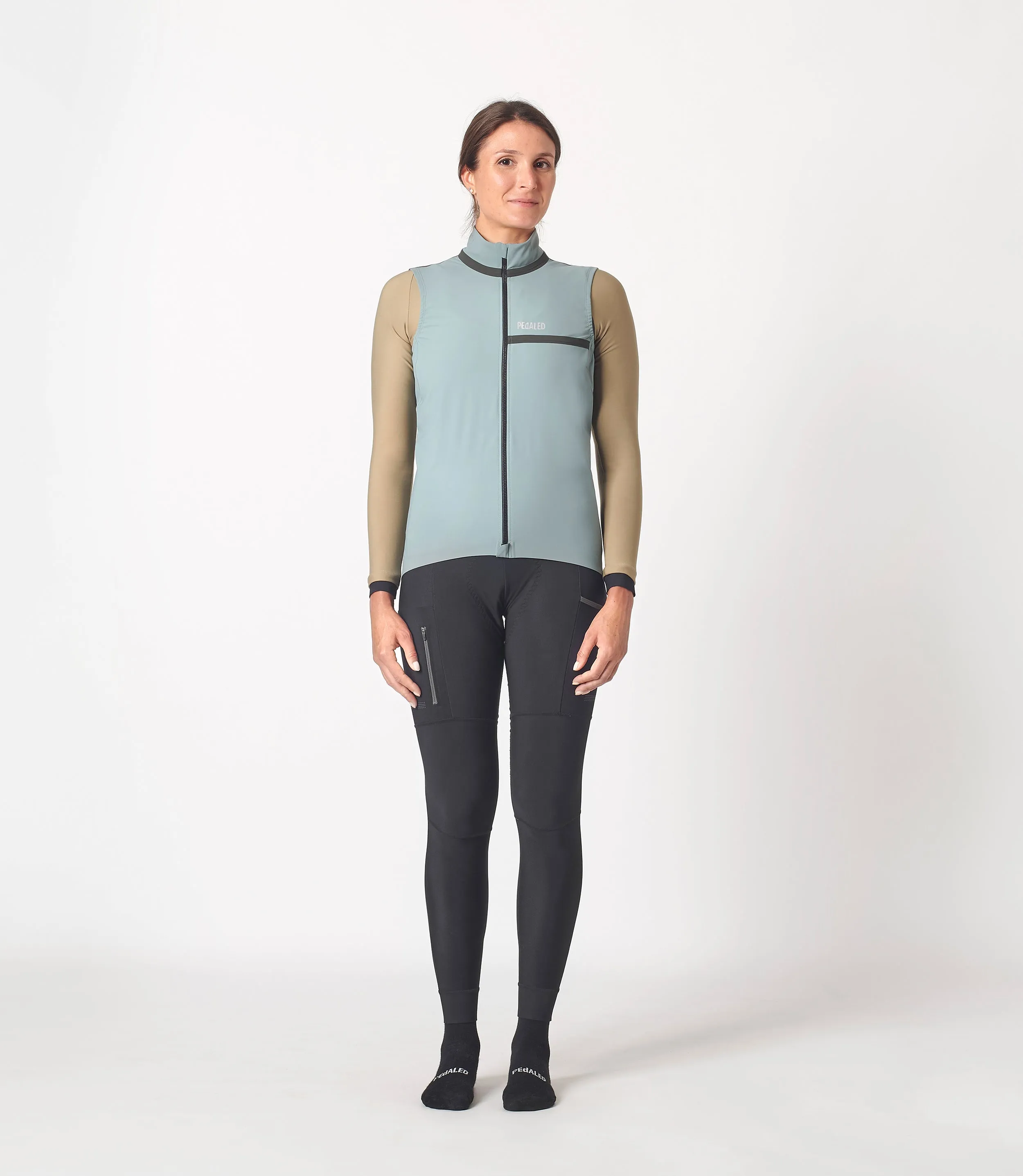 Woman - Odyssey waterproof vest in Stormy sea