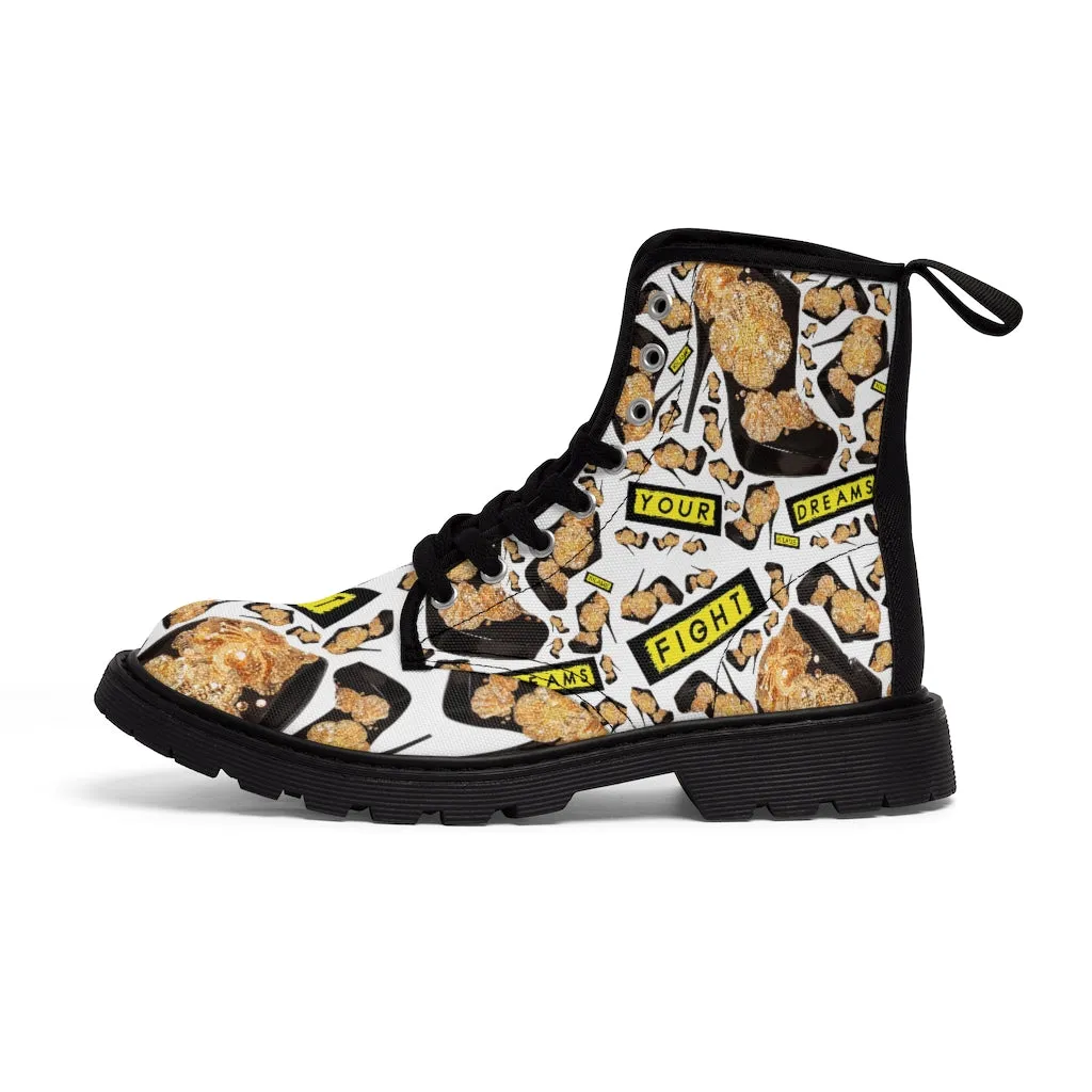 Women's Canvas Boots 'Boss lady'