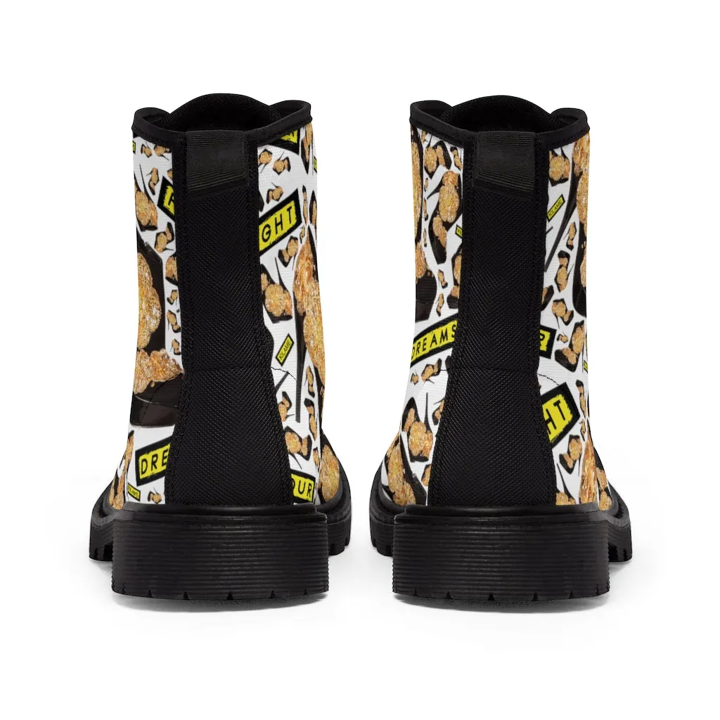 Women's Canvas Boots 'Boss lady'