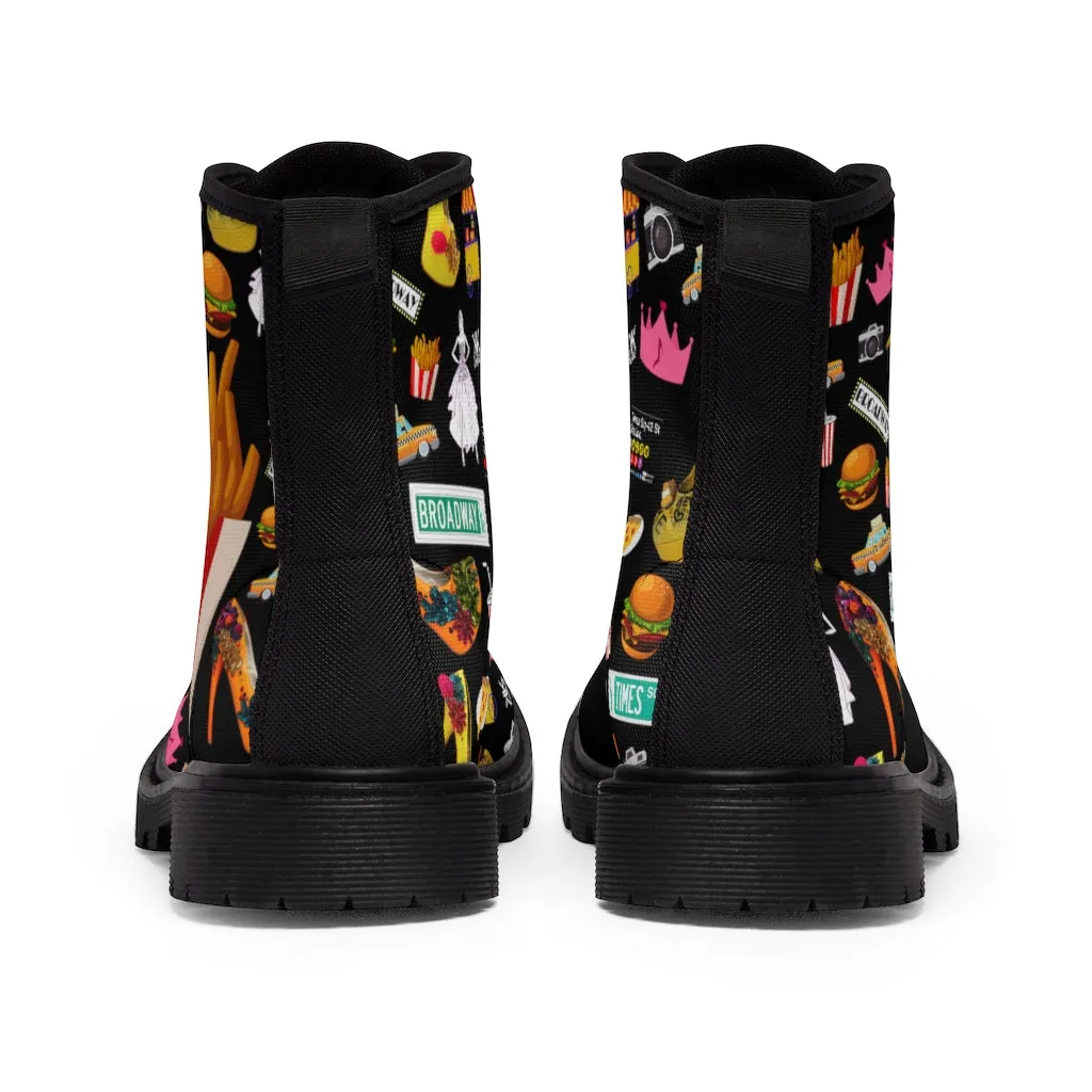 Women's Canvas Boots 'Pop Princess'