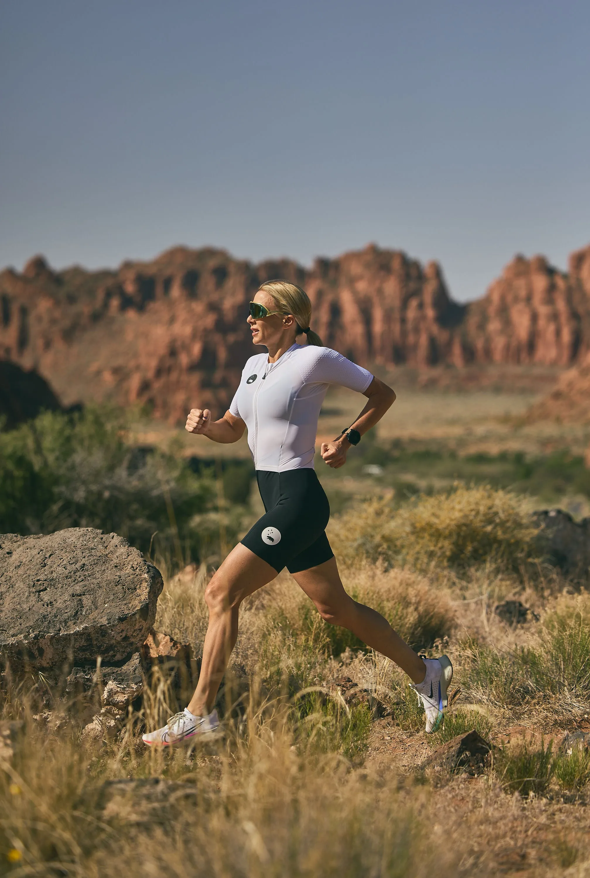 women's LUCEO aero tri suit - white