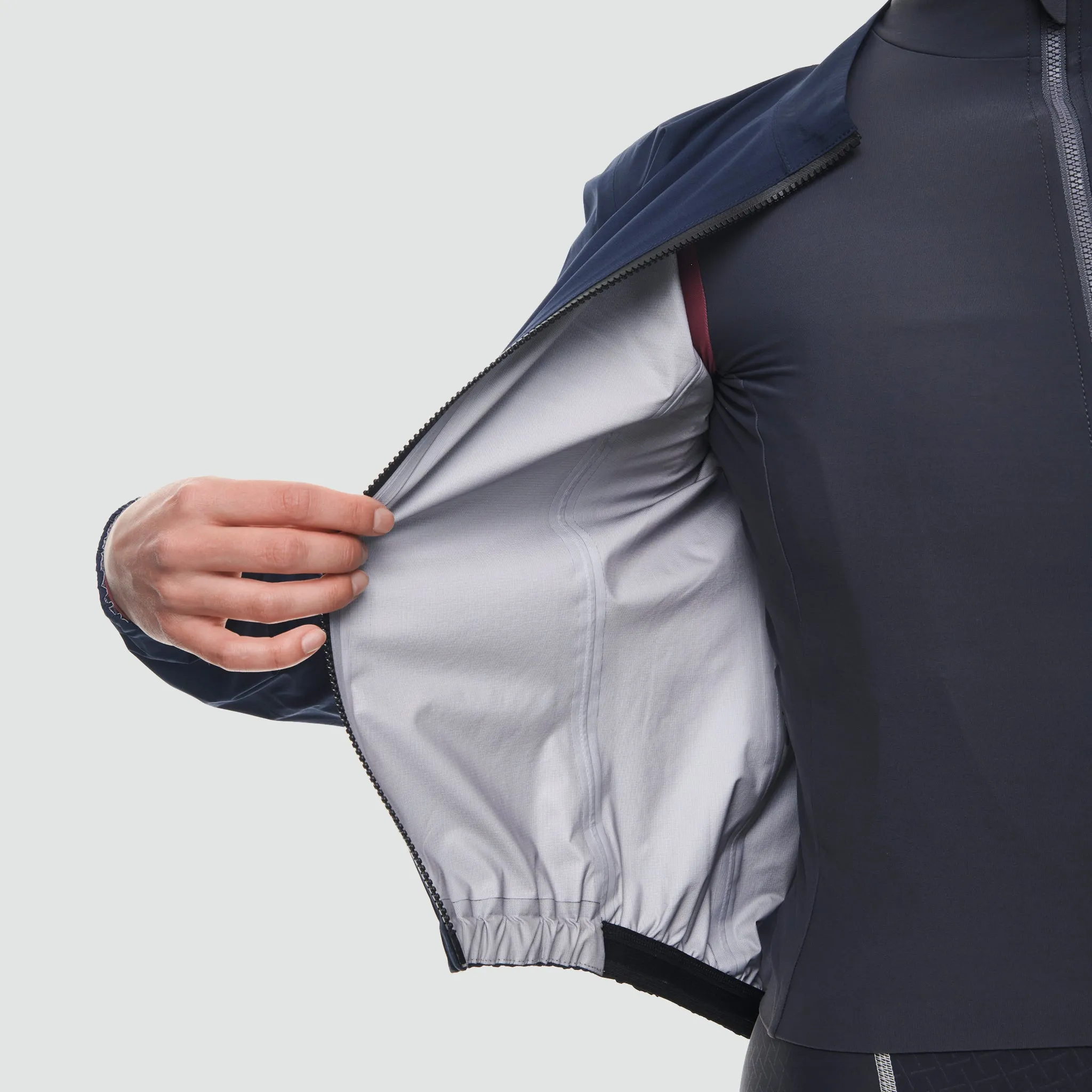 Women's Mechanism Rain Jacket - Navy