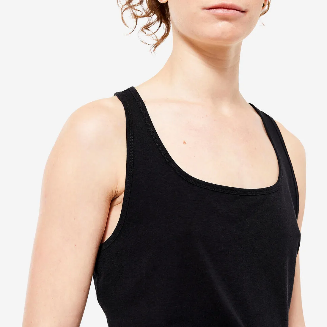 Women's Slim-Fit Fitness Crew-Neck Tank Top