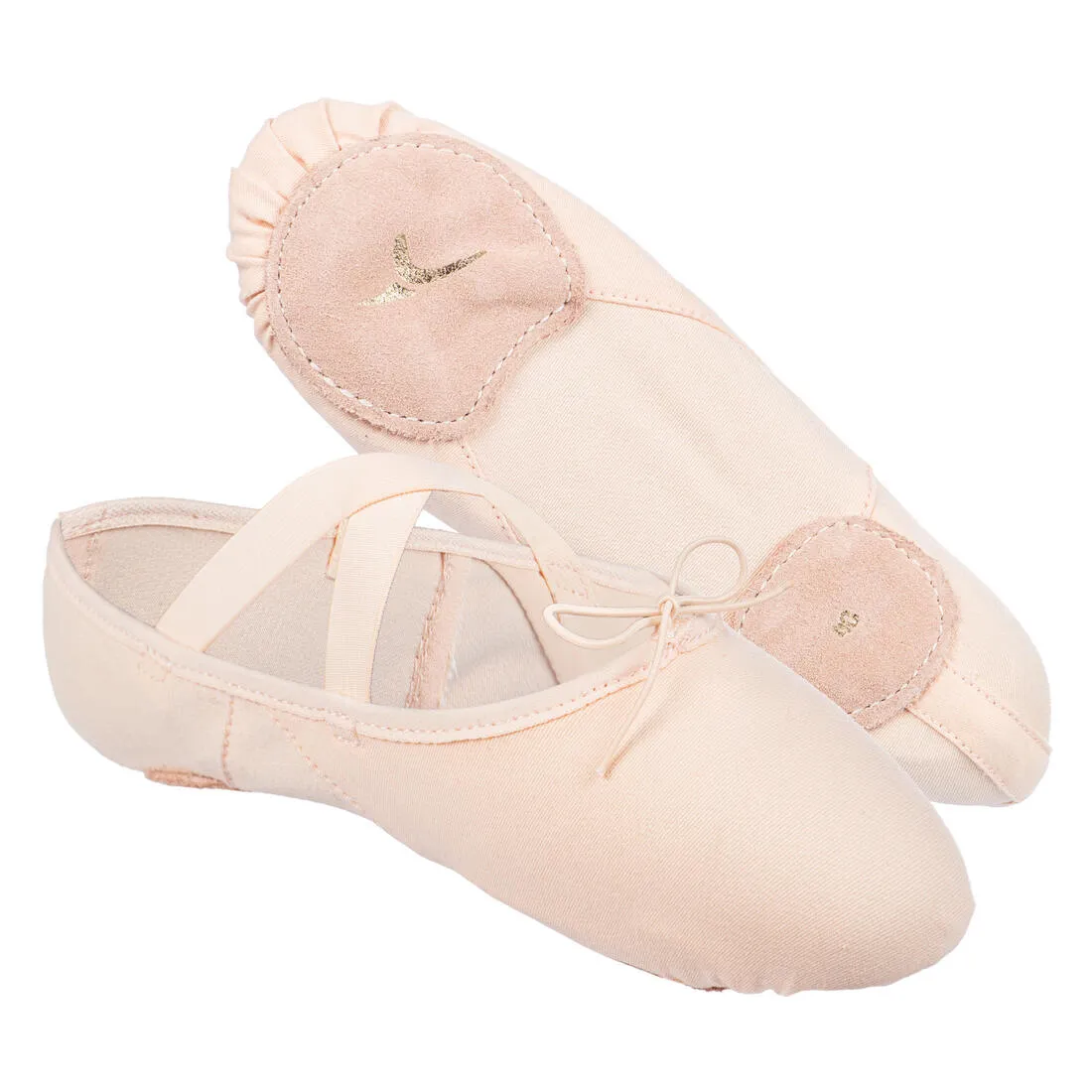 Women's Split-Sole Canvas Demi-Pointe Ballet Shoes