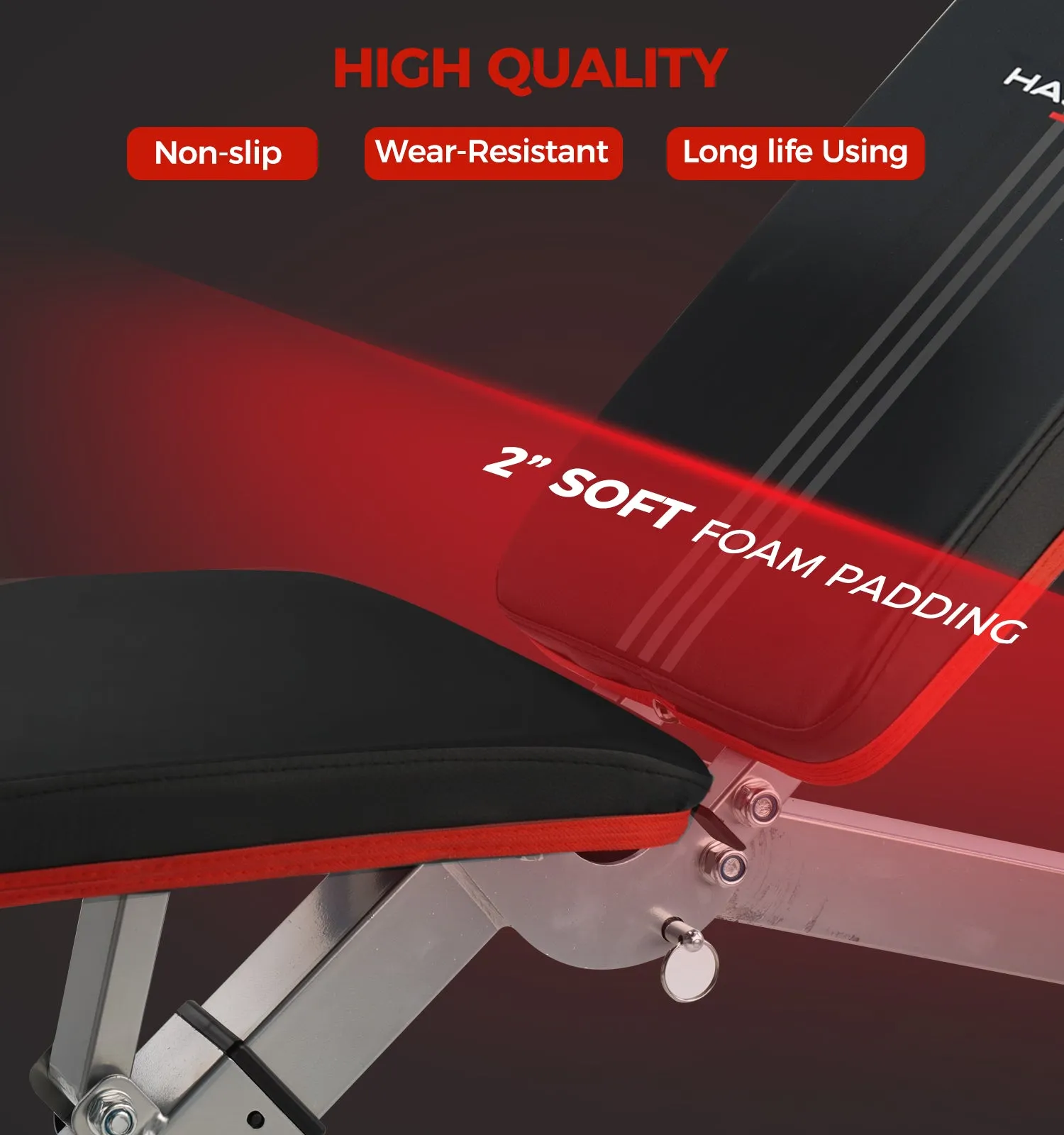 Workout Foldable Weight Bench for Home Training 600 Lb. Capacity