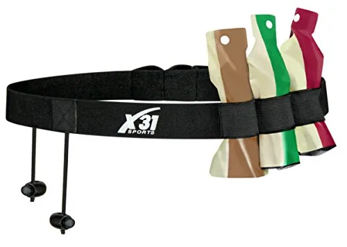 X31 Sports Triathlon Race Number Belt with 6 Gel Loops