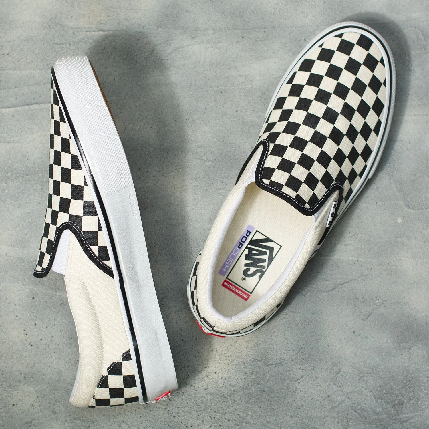 Zapatilla Skate Slip-On Checkerboard