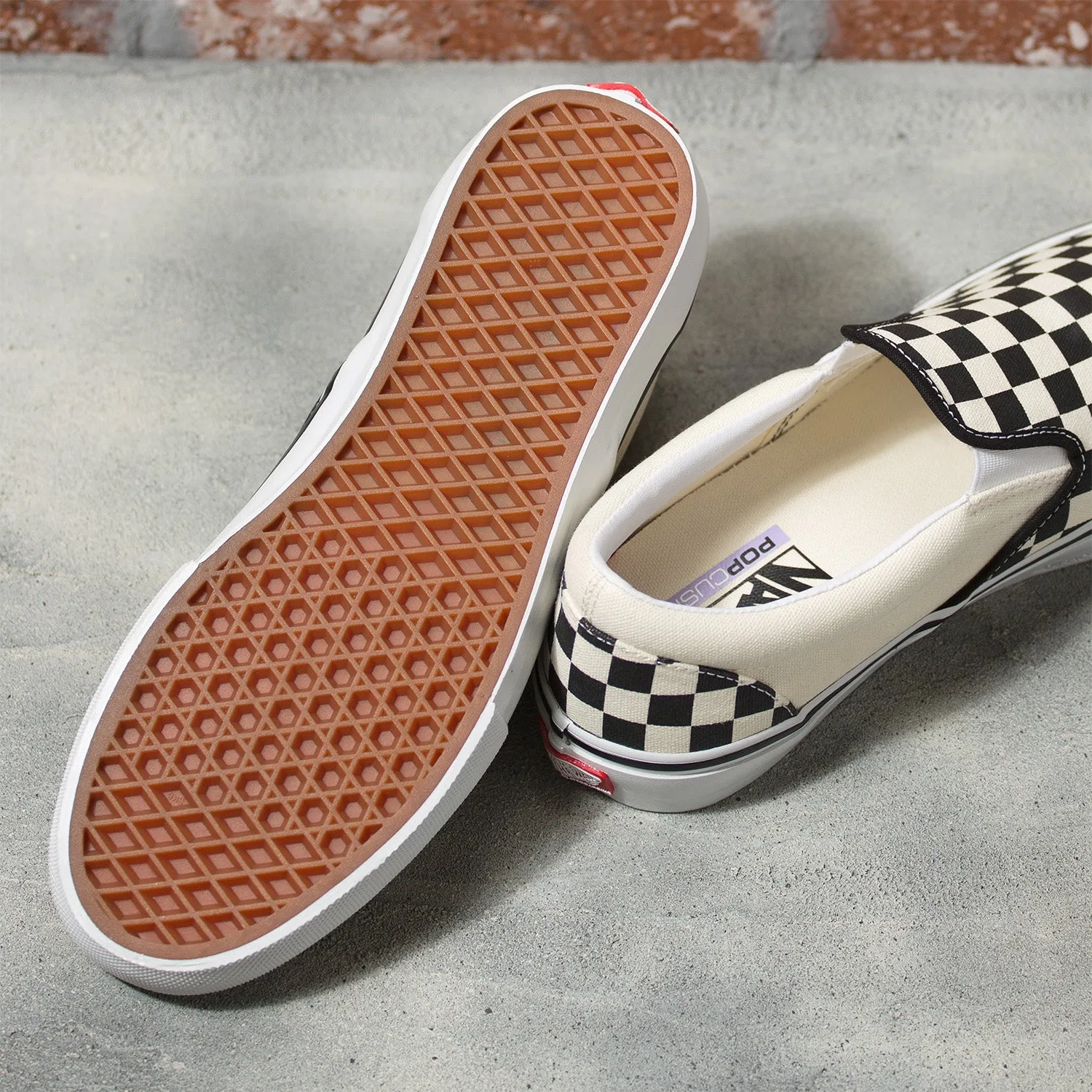 Zapatilla Skate Slip-On Checkerboard